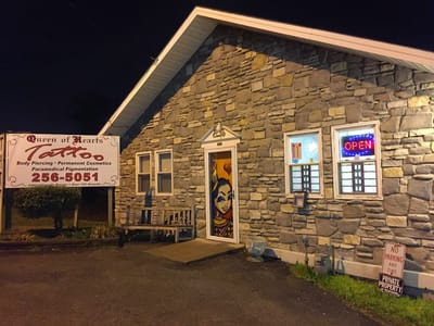 Queen of Hearts Tattoos & Body Piercing