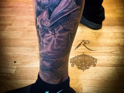 Ride the Needle Tattoo