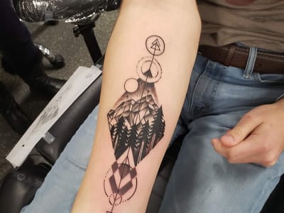 Rising Sparrow Tattoo