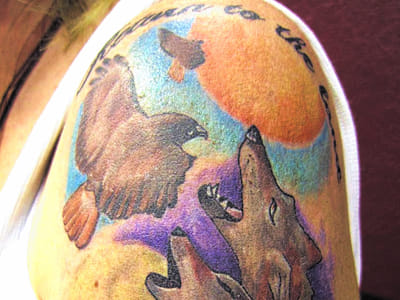 Rose and Cross Tattoo Gallery