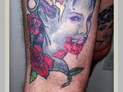 Rose and Cross Tattoo Gallery