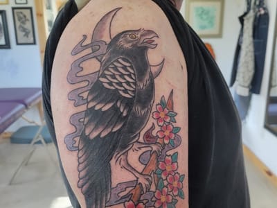 Rose And Crown Tattoos