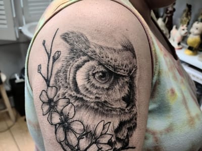 Rose and Dagger Tattoo