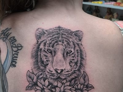 Rose and Dagger Tattoo