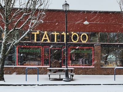 Rose and Dagger Tattoo