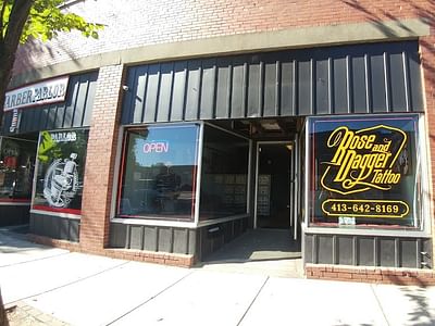 Rose And Dagger Tattoo