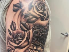 Rose & Dagger Tattoo