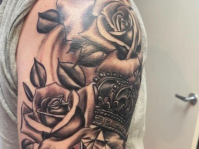 Rose & Dagger Tattoo