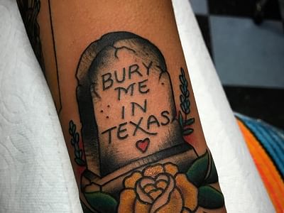 Rose of Texas tattoo