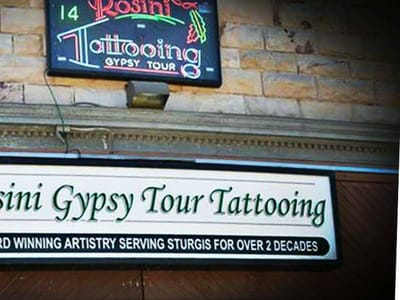 Rosini Gypsy Tour Tattooing