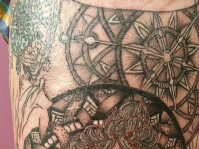 Shavon's Purple Lotus Tattoo