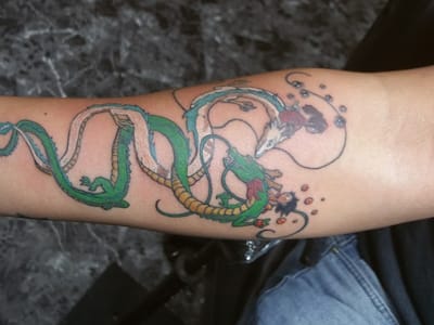 Silver Rooster Tattoo