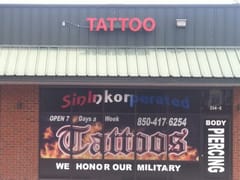 Sin Ink Pensacola Tattoo Shop