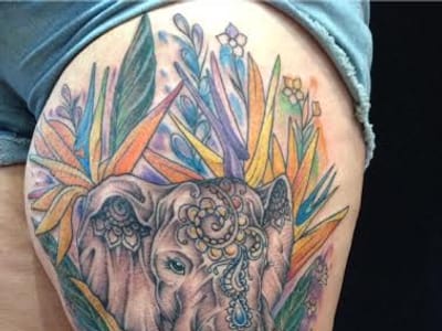 Smokey Banana Tattoo