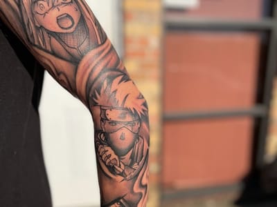 Solid Black Ink Tattoo Private Parlor