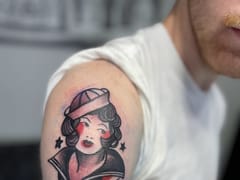 Solid Black Ink Tattoo Private Parlor