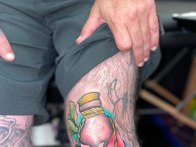 Solid Black Ink Tattoo Private Parlor