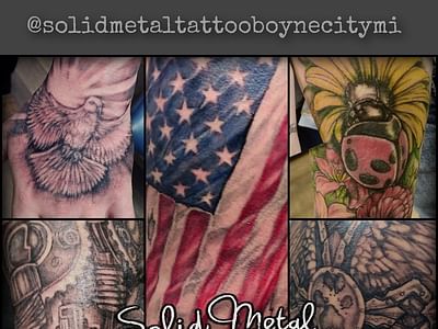 Solid Metal Tattoo