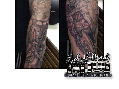 Solid Metal Tattoo