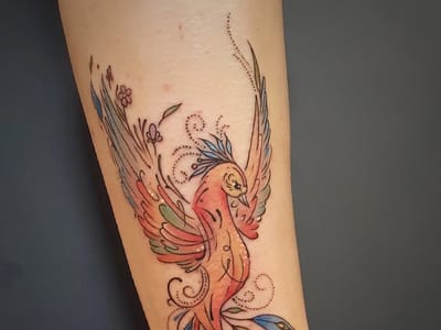 Sparrows and Arrows Tattoo