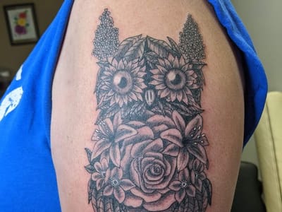 String Of Hearts Tattoo