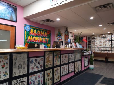 The Aloha Monkey Tattoo