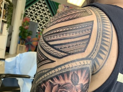 The Black Lei Tattoo