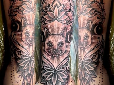 The Neon Jackal Tattoo