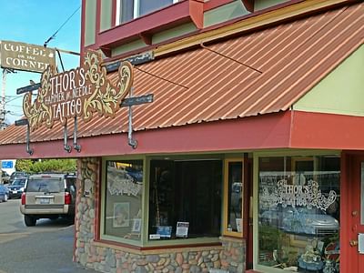 Thor’s Hammer and Needle Tattoo