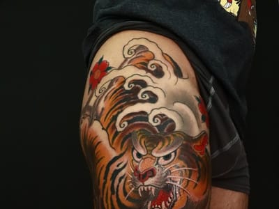 Tiger House Tattoo