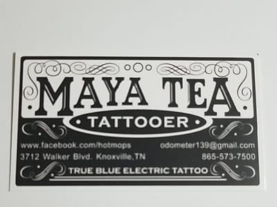 True Blue Electric Tattoo