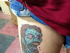True Blue Electric Tattoo