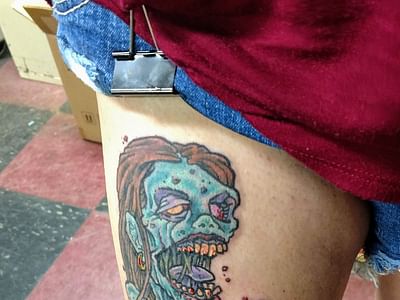True Blue Electric Tattoo