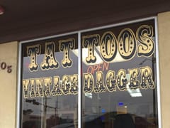 Vintage Dagger Tattoos