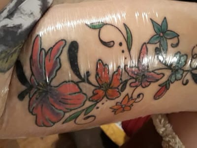 Walk the Line Tattoo