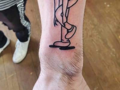 Weaving Spider Tattoo