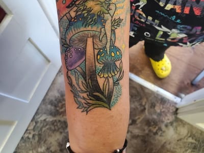 Weaving Spider Tattoo