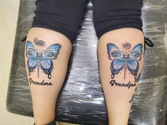 Weaving Spider Tattoo