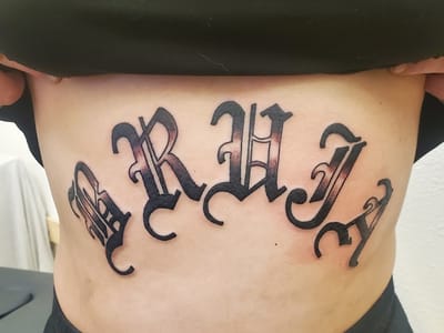 Weaving Spider Tattoo