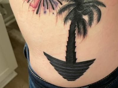 White Lotus Custom Tattoo