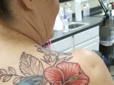 White Lotus Custom Tattoo