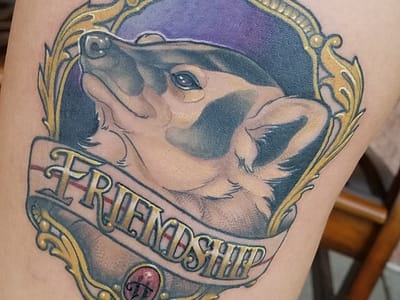 White Lotus Custom Tattoo